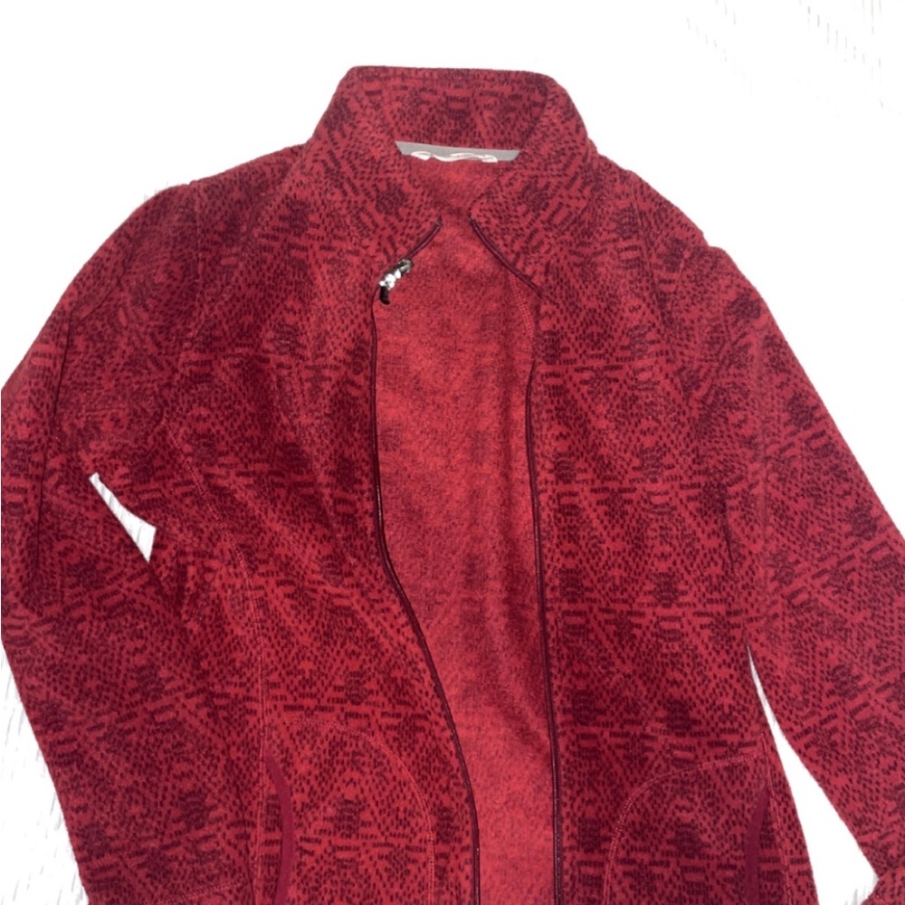 Wool rich zip up fleece